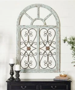 Grayson Lane 46-in H x 29-in W Brown Wood Transitional Ornamental Wall Accent -GRAYSON LANE shop 330901751 AlternateImage3 l