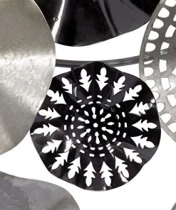 Grayson Lane 25-in H x 59-in W Silver Metal Modern/Contemporary Ornamental Wall Accent -GRAYSON LANE shop 330901767 AlternateImage6 l