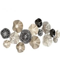 Grayson Lane 25-in H x 59-in W Silver Metal Modern/Contemporary Ornamental Wall Accent -GRAYSON LANE shop 330901767 AlternateImage7 l