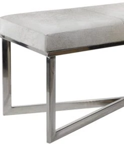 Grayson Lane Industrial Beige Grey/White Accent Bench -GRAYSON LANE shop 330901771 AlternateImage3 l