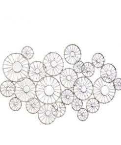 Grayson Lane 34-in H x 60-in W Silver Metal Industrial Ornamental Wall Accent 9 Grayson Lane 34-in H x 60-in W Silver Metal Industrial Ornamental Wall Accent -GRAYSON LANE shop 330901774 AlternateImage7 l