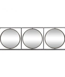 Grayson Lane 17.75-in L X 52.38-in W Modern Rectangle Black Framed Wall Mirror