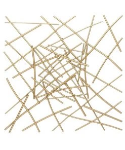 Grayson Lane 48-in H x 48-in W Gold Metal Modern/Contemporary Abstract Wall Accent -GRAYSON LANE shop 330901780 AlternateImage7 l