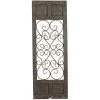 Grayson Lane 57-in H x 20-in W Brown Wood and Metal Traditional Ornamental Wall Accent