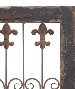 Grayson Lane 57-in H x 16-in W Brown Metal Traditional Architecture Wall Accent -GRAYSON LANE shop 330901782 AlternateImage6 l