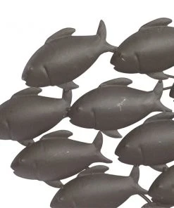 Grayson Lane 20-in H x 53-in W Brown Metal Coastal Fish Wall Accent -GRAYSON LANE shop 330901783 AlternateImage6 l