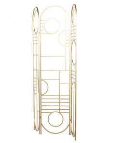 Grayson Lane 3-Panel Gold Metal Folding Contemporary/Modern Style Room Divider -GRAYSON LANE shop 330901786 AlternateImage5 l