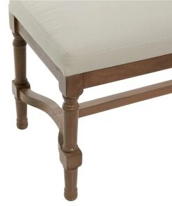 Grayson Lane Industrial White/Natural Brown Accent Bench 7 Grayson Lane Industrial White/Natural Brown Accent Bench -GRAYSON LANE shop 330901790 AlternateImage3 l