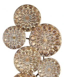 Grayson Lane 50-in H x 19.25-in W Gold Metal Eclectic Abstract Wall Accent -GRAYSON LANE shop 330901792 AlternateImage5 l