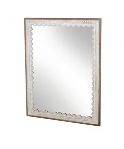 Grayson Lane 48-in L X 36.13-in W Farmhouse Rectangle White Framed Wall Mirror -GRAYSON LANE shop 330901804 AlternateImage6 l