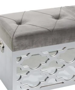 Grayson Lane Modern Grey Storage Bench - Set of 3 -GRAYSON LANE shop 330901805 AlternateImage4 l