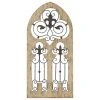 Grayson Lane 50-in H x 24-in W Brown Metal and MDF Ornamental Wall Accent