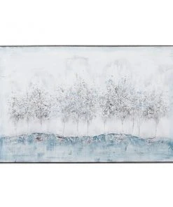 Grayson Lane Silver Wood Framed 31.5-in H x 47-in W Contemporary Canvas Painting -GRAYSON LANE shop 330901814 AlternateImage5 l