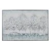 Grayson Lane Silver Wood Framed 31.5-in H x 47-in W Contemporary Canvas Painting