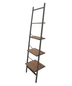 Grayson Lane 14-in D x 20-in W x 77-in H 4-Tier Leaning Wood Shelves -GRAYSON LANE shop 330901816 AlternateImage6 l