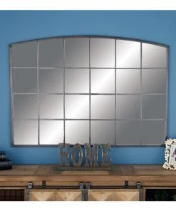 Grayson Lane 34-in L X 48-in W Industrial Rectangle Black Framed Wall Mirror -GRAYSON LANE shop 330901819 AlternateImage2 l