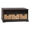 Grayson Lane Farmhouse Brown Storage Bench