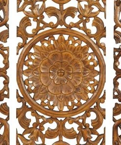 Grayson Lane 48-in H x 16-in W Brown Wood Traditional Ornamental Wall Accent - 3-Pack -GRAYSON LANE shop 330901826 AlternateImage6 l