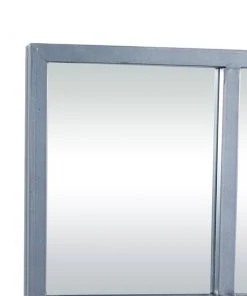 Grayson Lane 44.63-in L X 26.5-in W Industrial Rectangle Grey Framed Wall Mirror -GRAYSON LANE shop 330901827 AlternateImage3 l