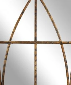 Grayson Lane 59-in L X 32-in W Traditional Arch Clear Framed Wall Mirror -GRAYSON LANE shop 330901830 AlternateImage3 l