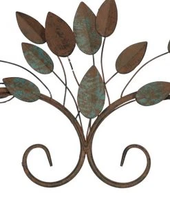Grayson Lane 12-in H x 51-in W Blue Metal Traditional Floral and Botanical Wall Accent -GRAYSON LANE shop 330901834 AlternateImage5 l
