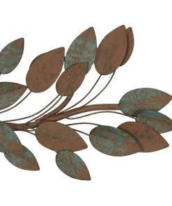 Grayson Lane 12-in H x 51-in W Blue Metal Traditional Floral and Botanical Wall Accent -GRAYSON LANE shop 330901834 AlternateImage6 l