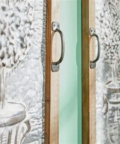 Grayson Lane 52-in H x 15-in W Brown Metal Farmhouse/Rustic Nature Wall Accent - 2-Pack -GRAYSON LANE shop 330901839 AlternateImage3 l