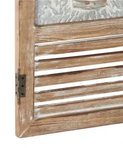 Grayson Lane 52-in H x 15-in W Brown Metal Farmhouse/Rustic Nature Wall Accent - 2-Pack -GRAYSON LANE shop 330901839 AlternateImage6 l