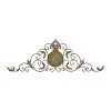 Grayson Lane 19-in H x 57-in W Gold Metal Transitional Floral and Botanical Wall Accent