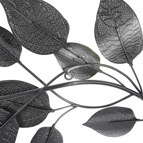 Grayson Lane 15-in H x 50-in W Brown Metal Traditional Floral and Botanical Wall Accent 5 Grayson Lane 15-in H x 50-in W Brown Metal Traditional Floral and Botanical Wall Accent - Image 5