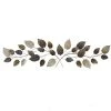 Grayson Lane 15-in H x 50-in W Brown Metal Traditional Floral and Botanical Wall Accent
