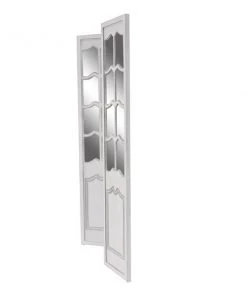 Grayson Lane 3-Panel White Mirrored Folding Country Style Room Divider -GRAYSON LANE shop 330901848 AlternateImage5 l