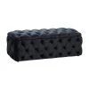 Grayson Lane Industrial Black Accent Bench