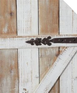 Grayson Lane 59-in H x 17-in W Brown Metal and Metal Farmhouse/Rustic Abstract Wall Accent - 2-Pack -GRAYSON LANE shop 330901879 AlternateImage5 l