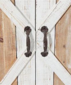 Grayson Lane 59-in H x 17-in W Brown Metal and Metal Farmhouse/Rustic Abstract Wall Accent - 2-Pack -GRAYSON LANE shop 330901879 AlternateImage6 l