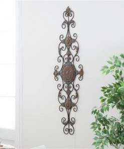 Grayson Lane 53-in H x 18-in W Brown Metal Ornamental Wall Accent 7 Grayson Lane 53-in H x 18-in W Brown Metal Ornamental Wall Accent -GRAYSON LANE shop 330901894 AlternateImage3 l