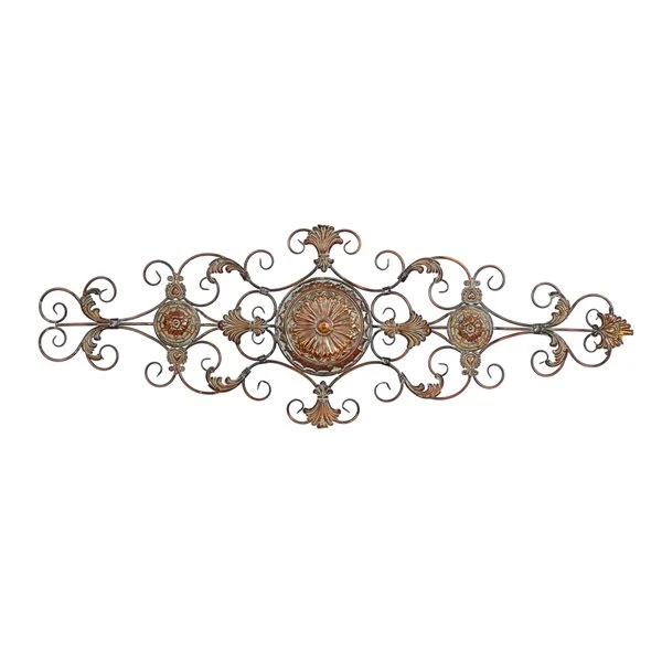 Grayson Lane 53-in H x 18-in W Brown Metal Ornamental Wall Accent 1 Grayson Lane 53-in H x 18-in W Brown Metal Ornamental Wall Accent
