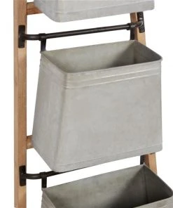 Grayson Lane 10.5-in D x 20-in W x 70-in H 0-Tier Leaning Metal Shelves -GRAYSON LANE shop 330901895 AlternateImage4 l