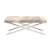 Grayson Lane Industrial Beige/Grey Accent Bench