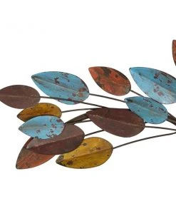 Grayson Lane 10-in H x 43-in W Multicoloured Metal Traditional Floral and Botanical Wall Accent -GRAYSON LANE shop 330901900 AlternateImage6 l