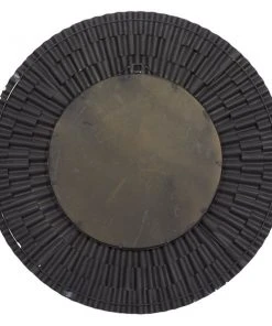 Grayson Lane 41.5-in L X 41.5-in W Rustic Round Silver Framed Wall Mirror -GRAYSON LANE shop 330901901 AlternateImage5 l