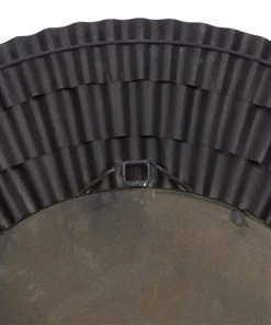 Grayson Lane 41.5-in L X 41.5-in W Rustic Round Silver Framed Wall Mirror -GRAYSON LANE shop 330901901 AlternateImage7 l