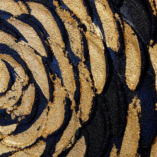 Grayson Lane White Wood Framed 35.5-in H x 47.25-in W Abstract Canvas Painting 3 Grayson Lane White Wood Framed 35.5-in H x 47.25-in W Abstract Canvas Painting - Image 3