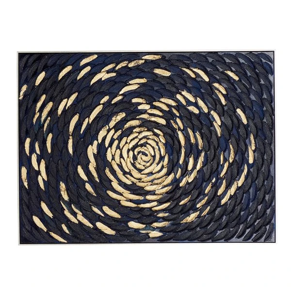 Grayson Lane White Wood Framed 35.5-in H x 47.25-in W Abstract Canvas Painting 1 Grayson Lane White Wood Framed 35.5-in H x 47.25-in W Abstract Canvas Painting