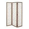 Grayson Lane 3-Panel White Wood Folding Country Style Room Divider