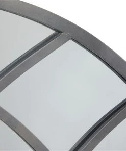 Grayson Lane 48-in L X 30-in W Traditional Arch Grey Framed Wall Mirror -GRAYSON LANE shop 330901910 AlternateImage3 l