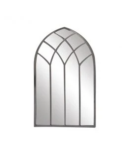 Grayson Lane 48-in L X 30-in W Traditional Arch Grey Framed Wall Mirror -GRAYSON LANE shop 330901910 AlternateImage6 l