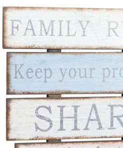 Grayson Lane 49-in H x 16-in W White Wood Farmhouse/Rustic Words and Text Wall Accent -GRAYSON LANE shop 330901911 AlternateImage5 l