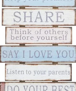 Grayson Lane 49-in H x 16-in W White Wood Farmhouse/Rustic Words and Text Wall Accent -GRAYSON LANE shop 330901911 AlternateImage6 l