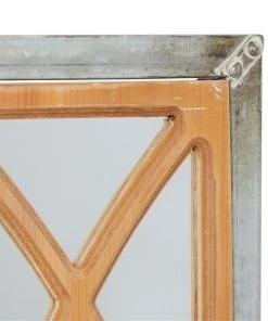 Grayson Lane 52.38-in L X 15.19-in W Farmhouse Rectangle Blue Framed Wall Mirror 2 Grayson Lane 52.38-in L X 15.19-in W Farmhouse Rectangle Blue Framed Wall Mirror -GRAYSON LANE shop 330901913 AlternateImage3 l